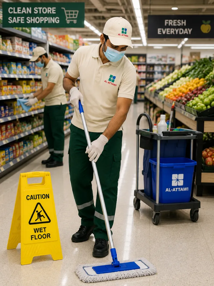 Supermarket Cleaning Staff